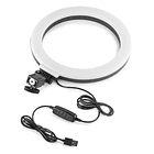 Suporte Tripé p/ Microfone + 3 Smartphones c/ Luz LED 3 Modos (RL25) - VONYX 4