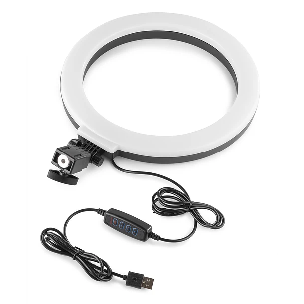 Suporte Tripé p/ Microfone + 3 Smartphones c/ Luz LED 3 Modos (RL25) - VONYX 4