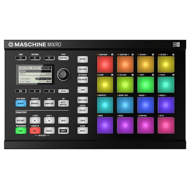 Controlador Efeitos USB TRAKTOR Preto (Maschine Mikro MK2) - Native Instruments 2