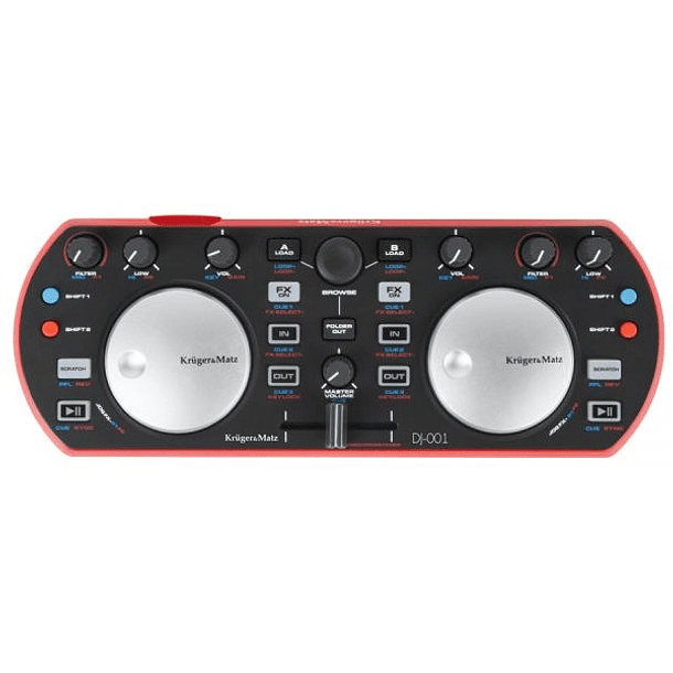 Controlador DJ MIDI USB Virtual DJ (DJ-001) - Kruger&Matz 2