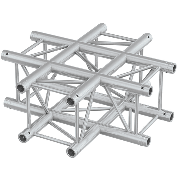 Truss Profissional Junção T de 4 Vias Cruzado (P30-T35) - BeamZ 