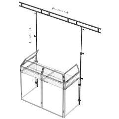 Stand de Iluminação para Cabine DJ 180.033 (DB3L) - VONYX