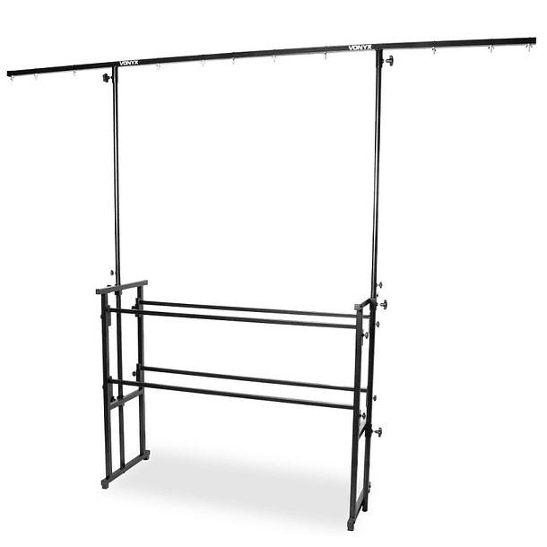 Suporte Stand Móvel DJ c/ Barra para Iluminação - VONYX 