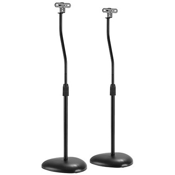 Pack 2x Suportes de Chão Preto p/ Colunas Satélite (HTS12) - AUDIZIO 1