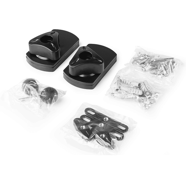 Pack 2x Suportes de Chão Preto p/ Colunas Satélite (HTS12) - AUDIZIO 2