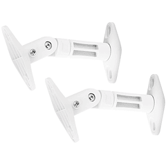 Pack 2x Suportes de Parede Branco p/ Colunas (HTS20W) - AUDIZIO