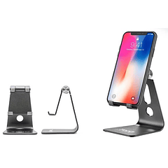 Suporte de Mesa p/ Smartphone (Cinzento) - TooQ