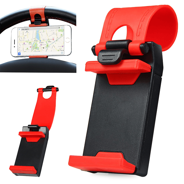 Suporte de Telemóvel/GPS para Volante Carro 1