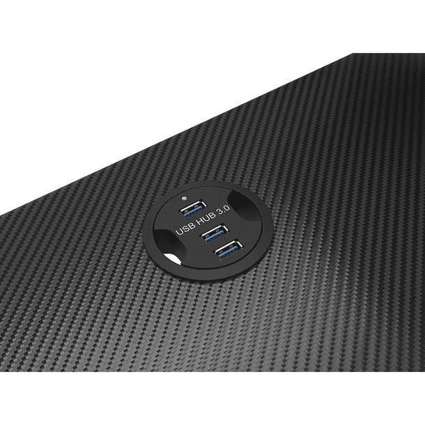 Mesa Gaming Holm 300 RGB (Preto) - GENESIS 4