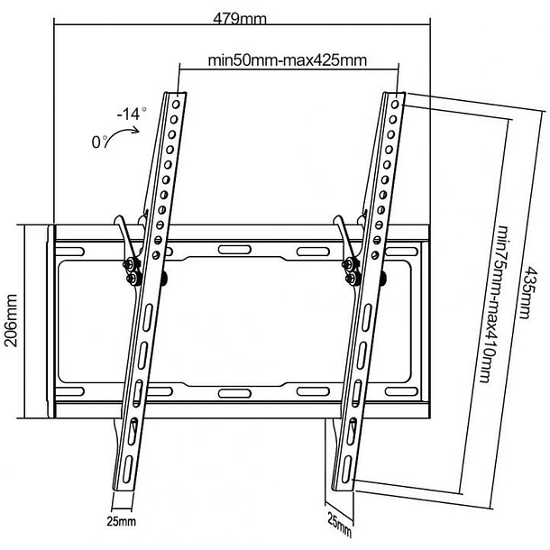 Suporte LCD/PLASMA 26~55
