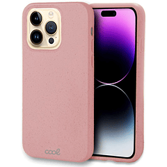 Capa Eco Biodegradável p/ iPhone 14 Pro Max (Rosa) - COOL