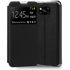 Capa Livro p/ Xiaomi Pocophone X3 Smooth (Preto) - COOL