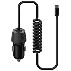 Carregador Isqueiro USB-A + Micro USB 3.4A - PLATINET