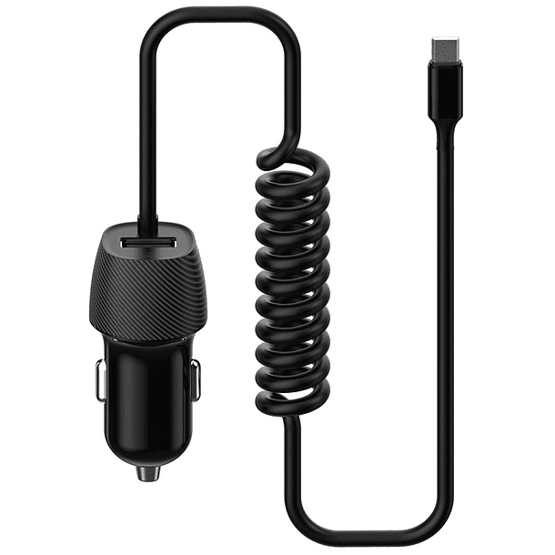 Carregador Isqueiro USB-A + Micro USB 3.4A - PLATINET 