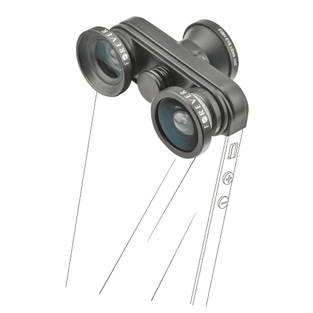 Lentes Adicionais 4 em 1 para iPhone 5 1
