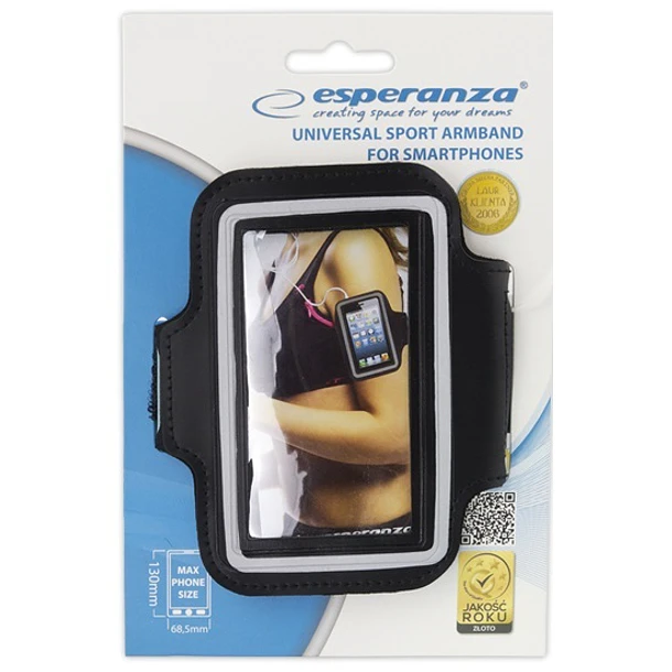 Bolsa Braçadeira Slim Desporto (XL) p/ Smartphones - ESPERANZA 2