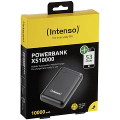 PowerBank 10000mAh XS10000 (Preto) - INTENSO