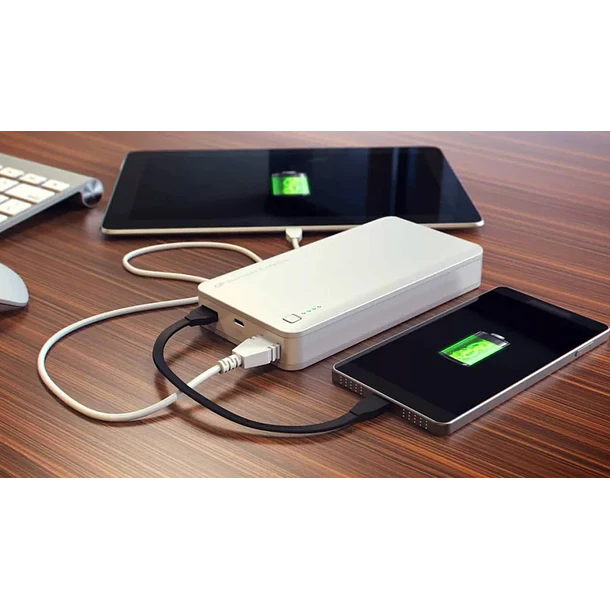 Powerbank BLP7030 4000mAh 5V/1A + Adaptador Universal de Viagem (Preto) - BLAUPUNKT 2