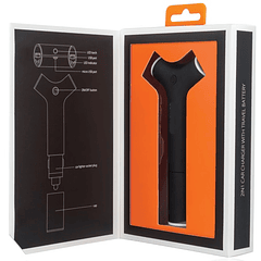 Banco Portatil de Energia (POWER BANK) 2600mAh c/ 2 Fichas USB, LED e Ficha Isqueiro