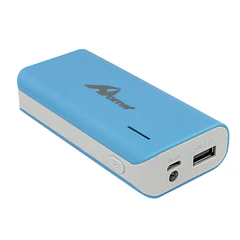 Banco Portatil de Energia (POWER BANK) USB 5V 5200mAh c/ Lanterna - Azul