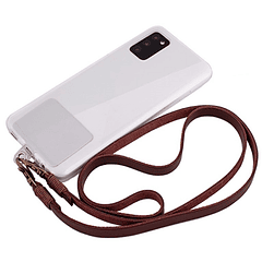 Cordão de Suspensão Universal c/ Cartão para Smartphones (Castanho) - COOL