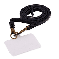 Cordão de Suspensão Universal c/ Cartão para Smartphones (Preto) - COOL