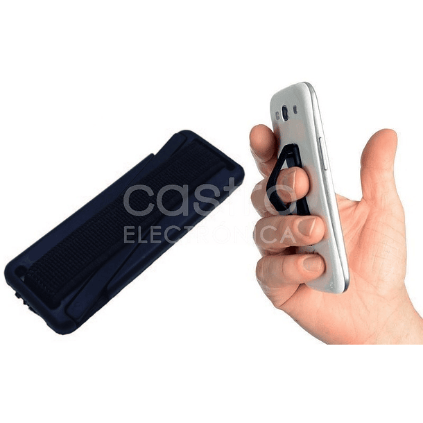 Suporte de Dedos para Tablets/Telemóveis (Preto) 