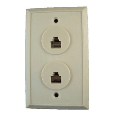 Tomada de Telefone Dupla Interior