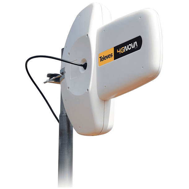 Antena 4GNova 0,7 ... 0,96 / 1,7 ... 2,7GHz G7dBi c/ Cabo 7,5 mts - TELEVES 1