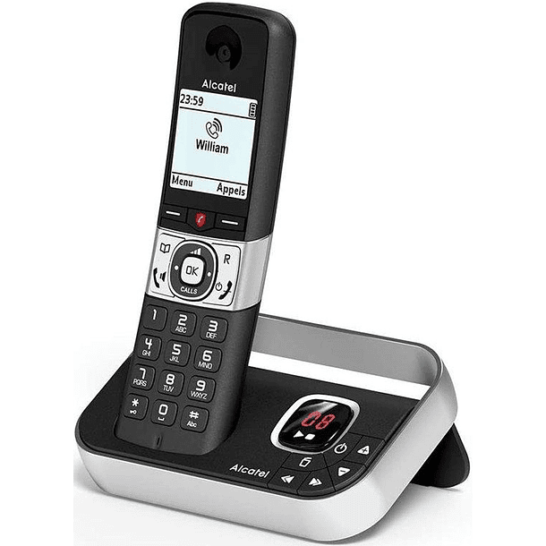 Telefone Fixo s/ Fios F890 Voice (Preto) - ALCATEL 2