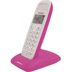 Telefone s/ Fios DTD1250PK (Branco/Rosa) - DAEWOO
