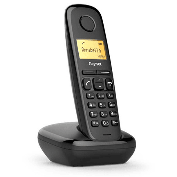 Telefone Digital s/ Fios (Rede Fixa) A170 Preto - GIGASET 1