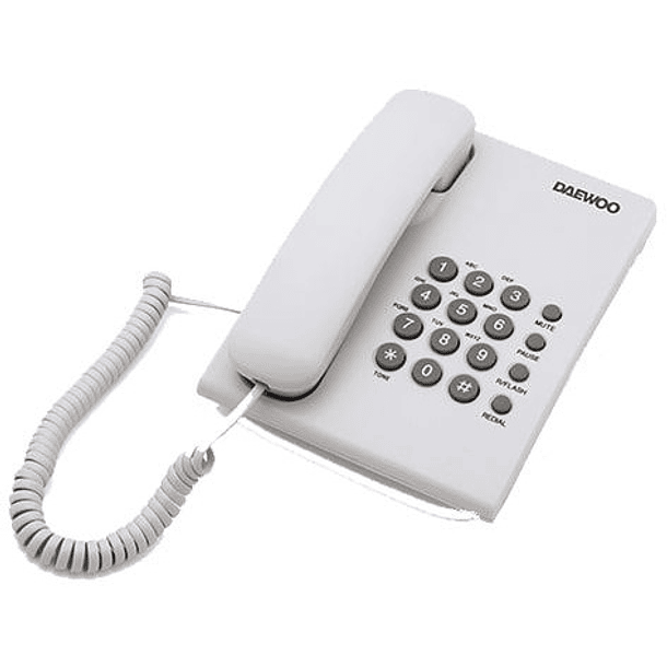 Telefone Fixo DTC215W (Branco) - DAEWOO 