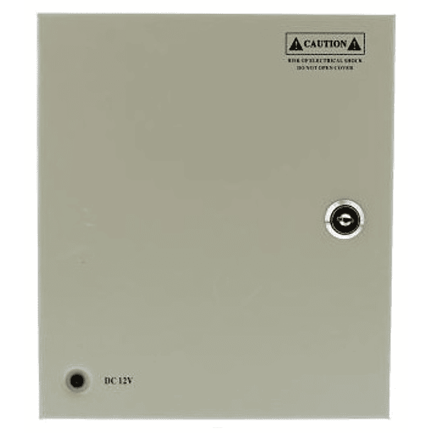 Caixa Segurança / Fonte Alimentação Comutada 12VDC 120W 10A (9 Saídas) 2