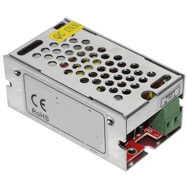 Fonte Alimentação Comutada 12VDC 15W 1,2A - CLOSED FRAME 
