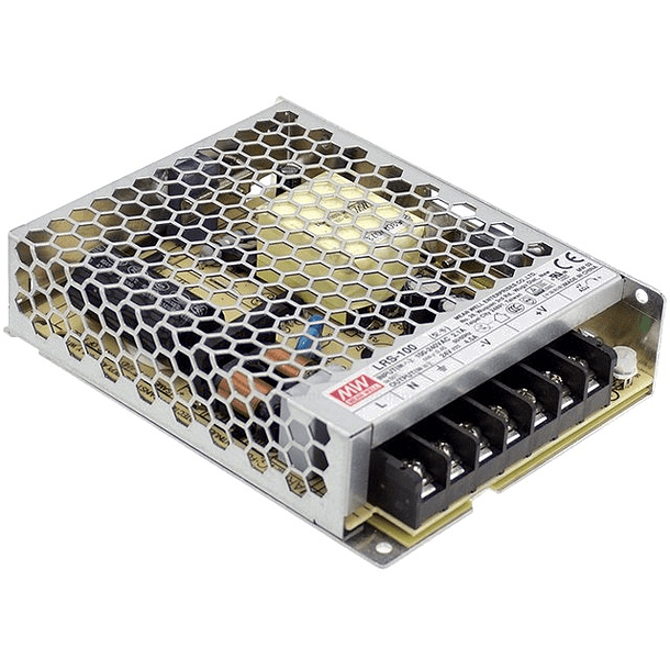 Fonte Alimentação Comutada 15VDC 105W 7A - CLOSED FRAME - MW 