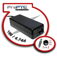 Alimentador p/ Portáteis HP (Pino Centro) - 19V 4,7A 90W