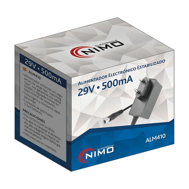 Transformador AC/DC 29V 500mA - NIMO 2