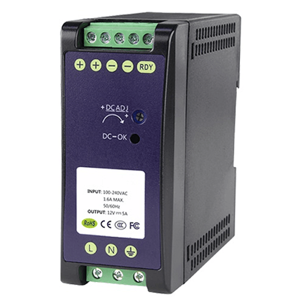 Fonte Alimentação Comutada DIN DC 48V 1.25A/60W 1