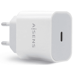 Carregador USB-C PD3.0 20W (Branco) - AISENS