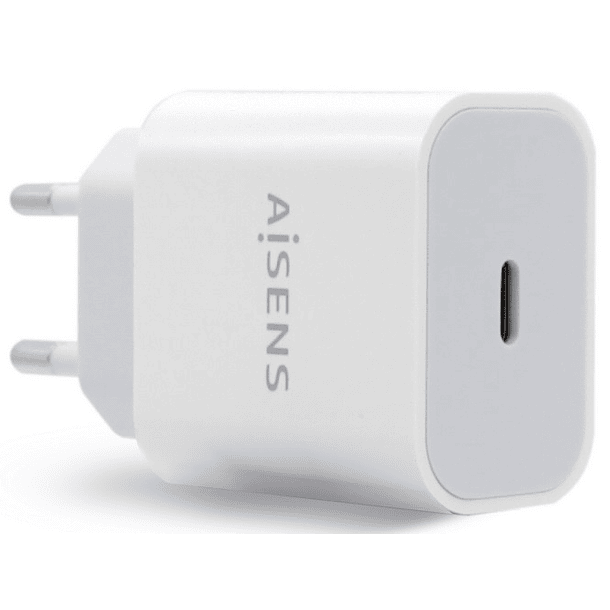 Carregador USB-C PD3.0 20W (Branco) - AISENS 1
