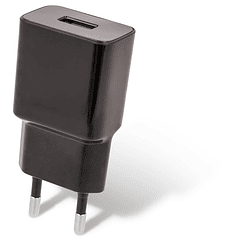 Alimentador/Carregador USB 5V 2.1A Preto c/ Cabo USB -> MicroUSB Fast Charge (1 metro) - MAXLIFE