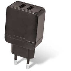 Alimentador/Carregador 2x USB 5V 2.4A Fast Charge - MAXLIFE