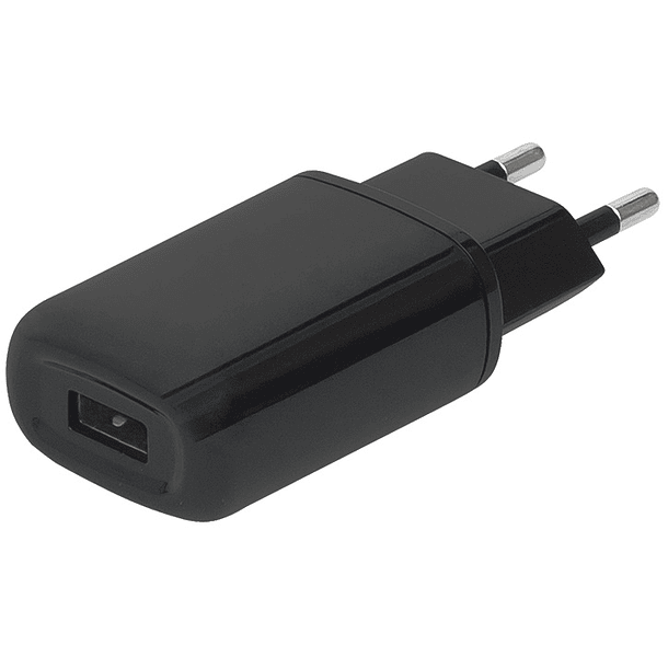 Alimentador Compacto c/ Porta USB 5V 2,1A (Preto) - BLOW 1