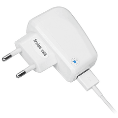 Alimentador 5V 1A (iPhone/iPad) Lightning (Branco)