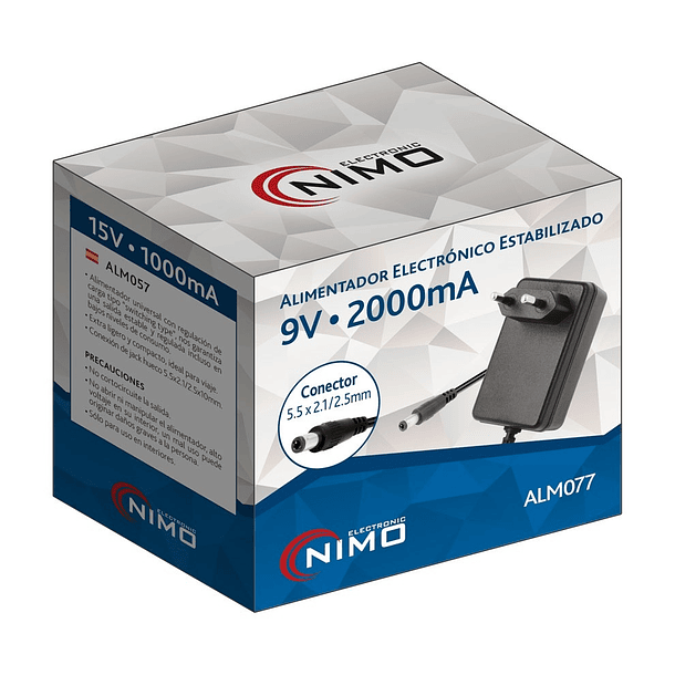 Alimentador p/ TABLETS 9V 2A 3