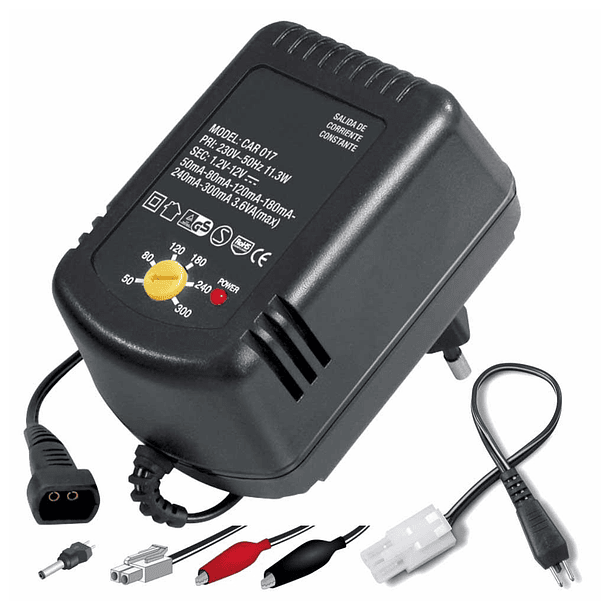 Carregador de Baterias NiCd/NiMH 1,2~12VDC 50..300mA - NIMO 1