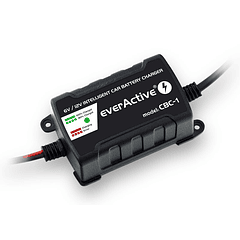 Carregador de Baterias AGM/Ácido/Gel Automático 6/12V 1000mAh - everActive