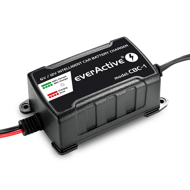 Carregador de Baterias AGM/Ácido/Gel Automático 6/12V 1000mAh - everActive 3