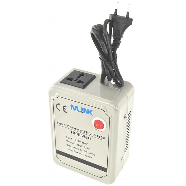 Conversor 220V ->110V 1000W - MLINK 2